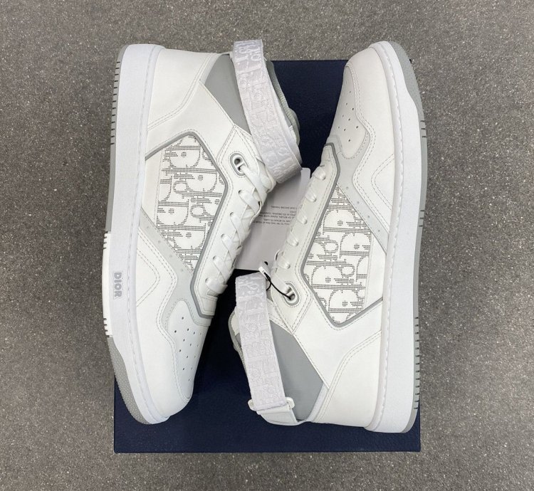 Dior B27 High White Grey