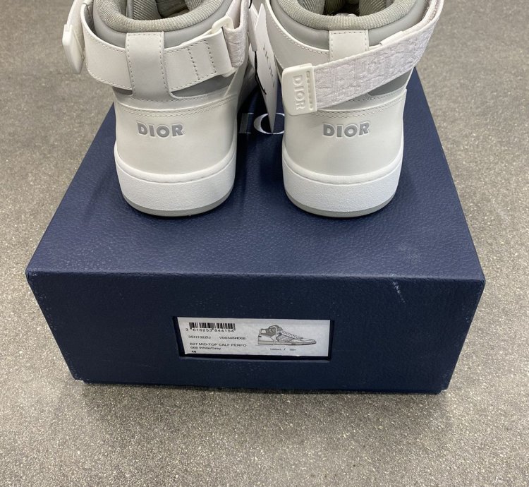 Dior B27 High White Grey