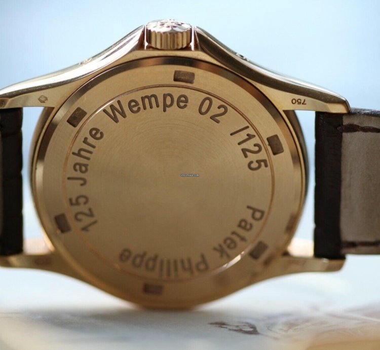 Patek Philippe Annual Calendar Wempe Edition Patek Philippe Ref 5125r Wempe Limited Edition In Rose Gold