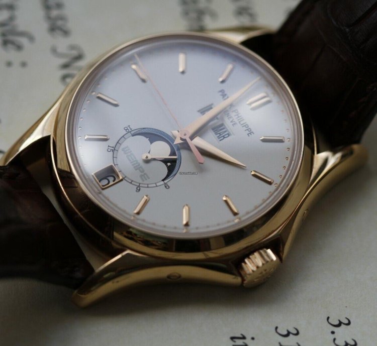 Patek Philippe Annual Calendar Wempe Edition Patek Philippe Ref 5125r Wempe Limited Edition In Rose Gold