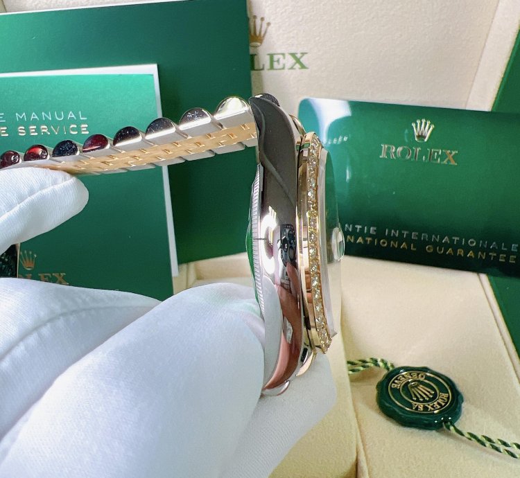 Rolex Datejust 36 2025 New Yellow Gold Two Tone Diamond Mop Mother Of Pearl Jubilee