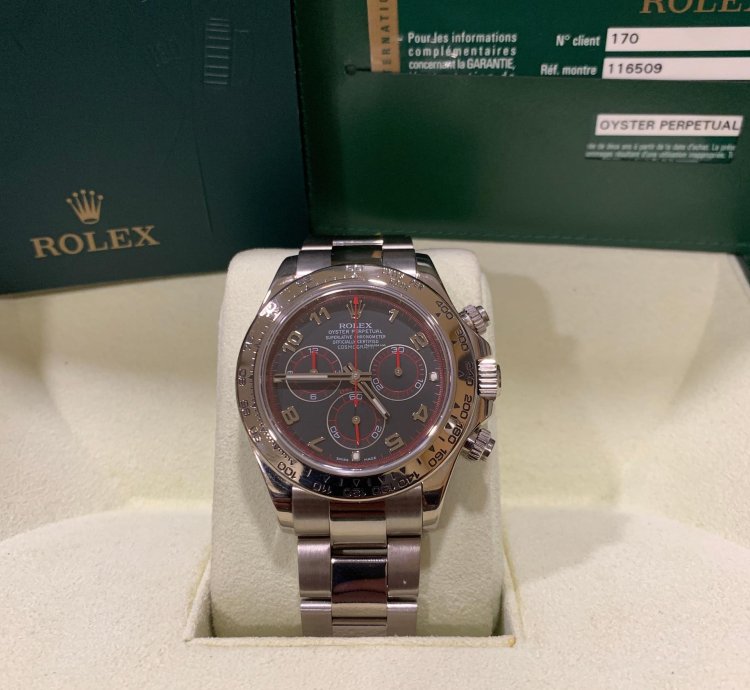 Rolex Daytona 116509 Racing Nero Mai Indossato