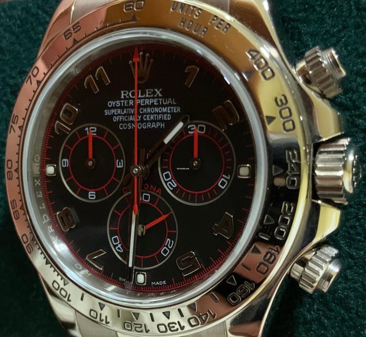 Rolex Daytona 116509 Racing Nero Mai Indossato