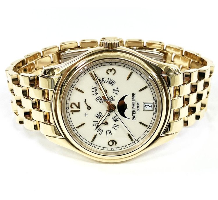 Patek Philippe Annual Calendar Yellow Gold Ivory Dial 5146j 1j-001