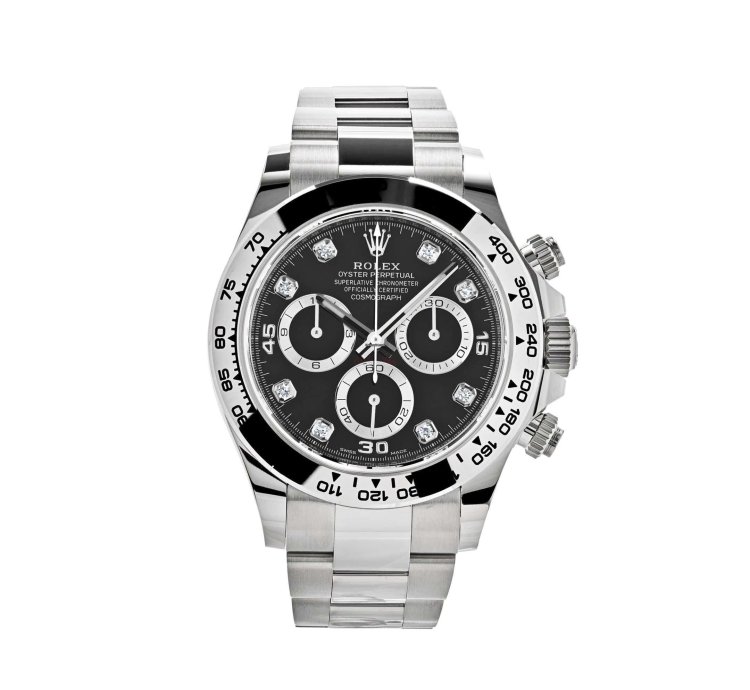 Rolex Daytona 116509 White Gold Black Diamond Dial 2022