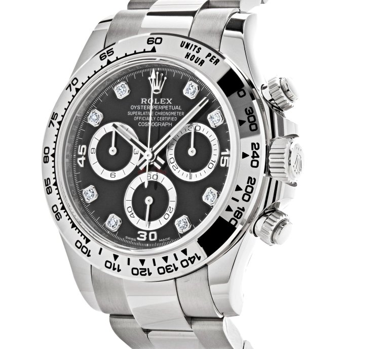 Rolex Daytona 116509 White Gold Black Diamond Dial 2022