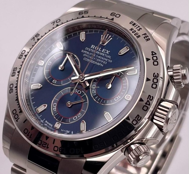 Rolex Daytona 116509 White Gold Blue Dial Unworn 2022