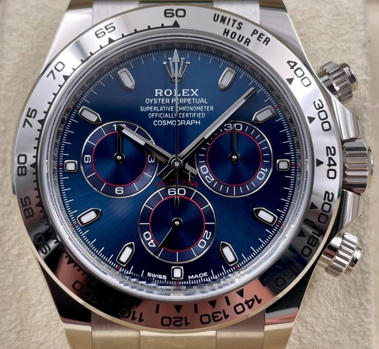 Rolex Daytona 116509 White Gold Blue Dial Unworn 2022