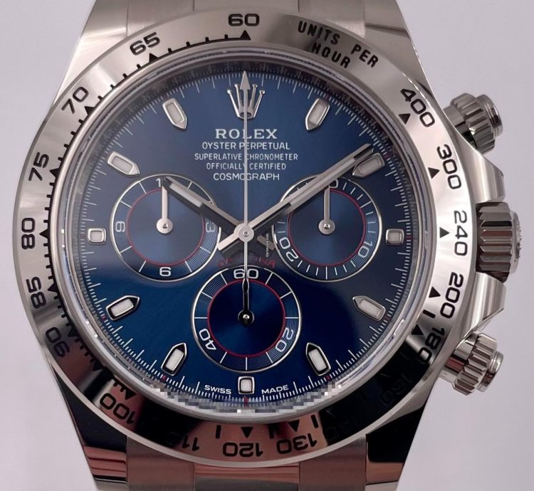 Rolex Daytona 116509 White Gold Blue Dial Unworn 2022