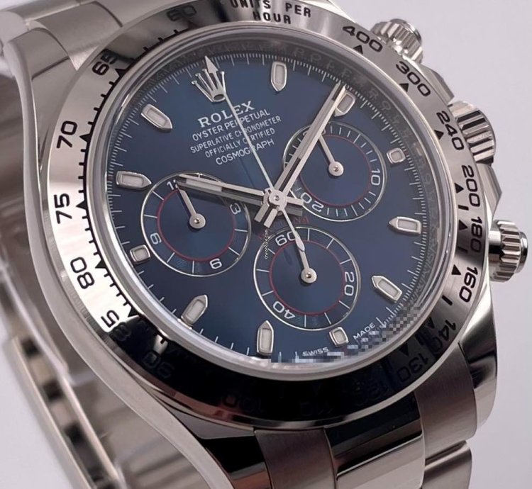 Rolex Daytona 116509 White Gold Blue Dial Unworn 2022
