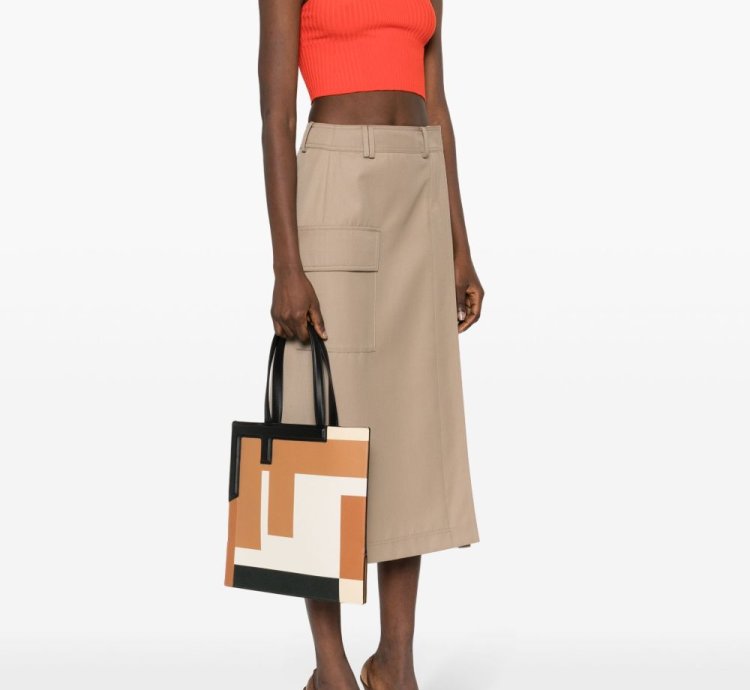 Fendi Medium Fendi Flip Tote Bag