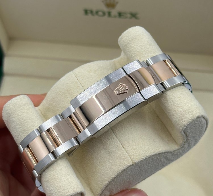 Rolex Datejust 36 126281rbr Grey Fluted Diamonds Oys