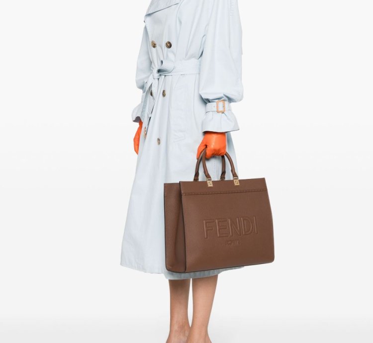 Fendi Medium Sunshine Leather Bag