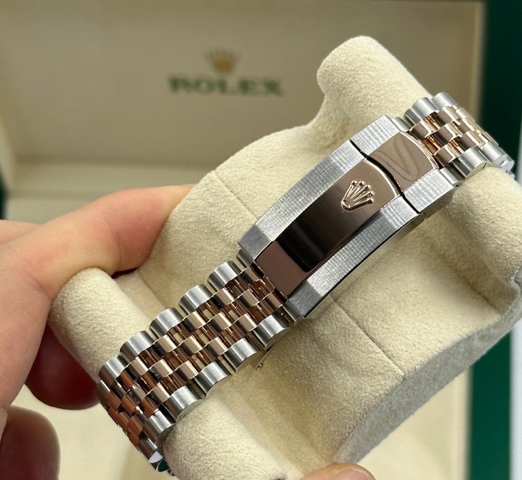 Rolex Datejust 36 126281rbr Ivix Pink Roman Dial Jubilee