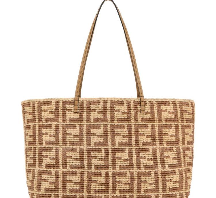 Fendi Large Embroidered Tote Bag