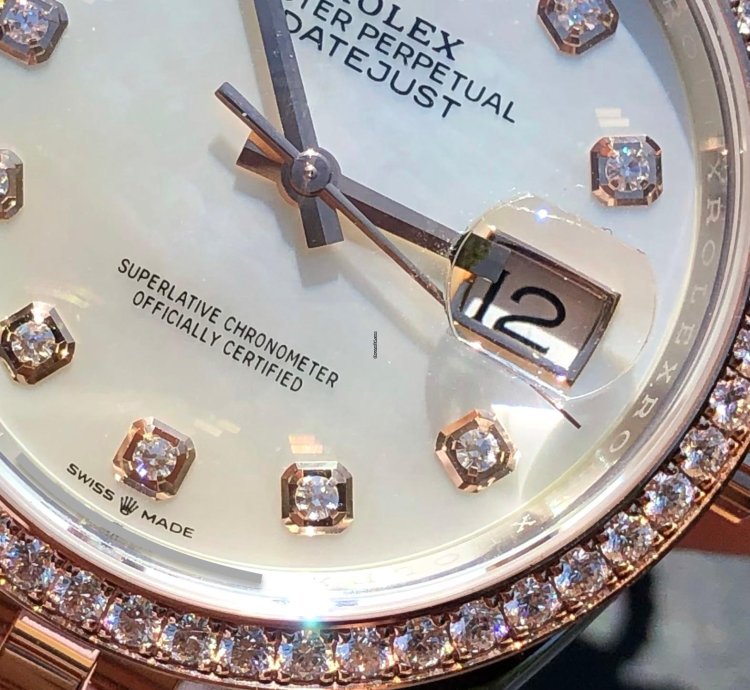 Rolex Datejust 36 126281rbr Ng White Mother Of Pearl Diamond Dial Jubilee