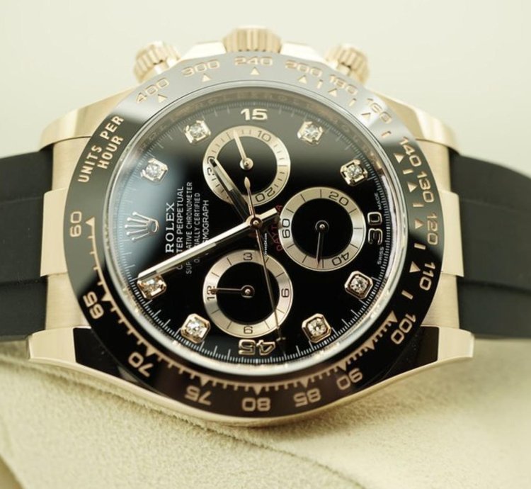 Rolex Daytona 116515ln Black Diamond Neu 2023 Full Set Schwarz Diamant
