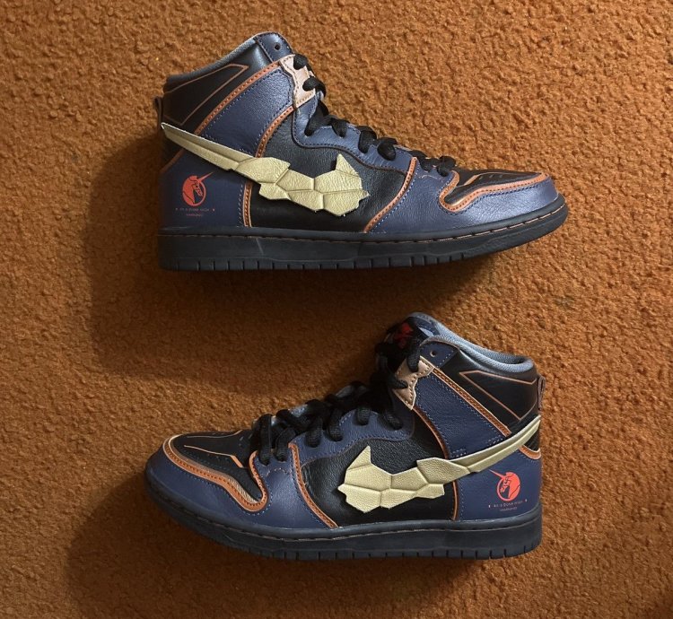 Gundam Nike Sb Dunk High Pro