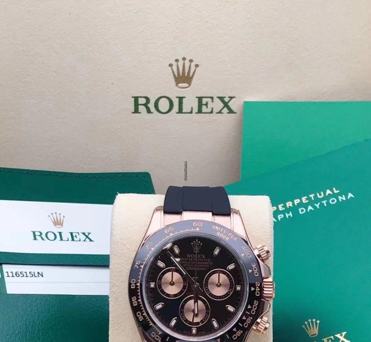Rolex Daytona 116515ln Blackold Card