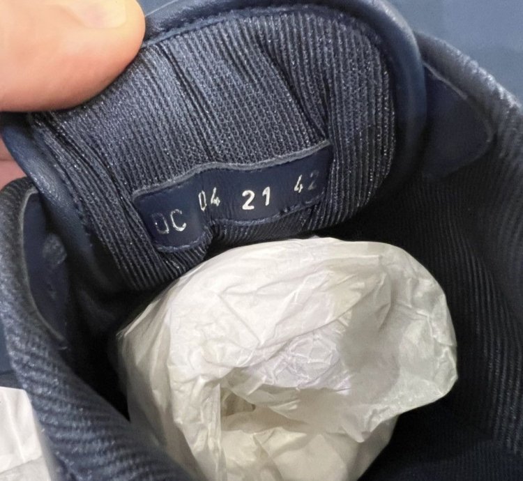 Dior B27 World Tour Sneakers Navy 42