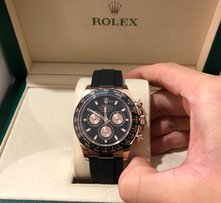 Rolex Daytona 116515ln Blackold Card