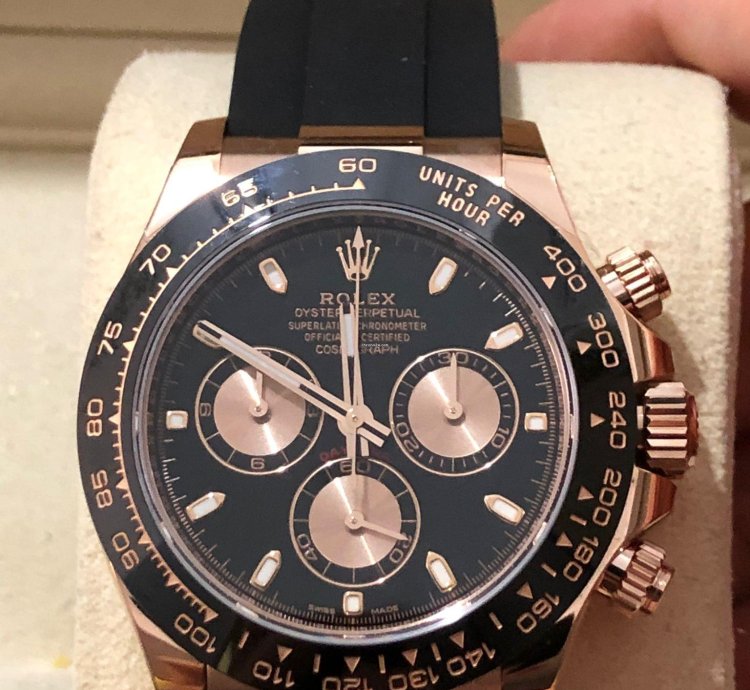 Rolex Daytona 116515ln Blackold Card