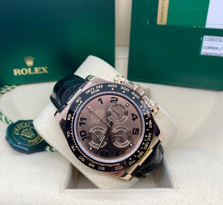 Rolex Daytona 116515ln Chocolate Arabic Dial Box And Papers