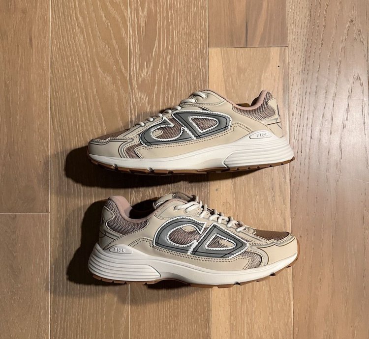 Dior B30 Beige Cream Mesh And Technical Fabric