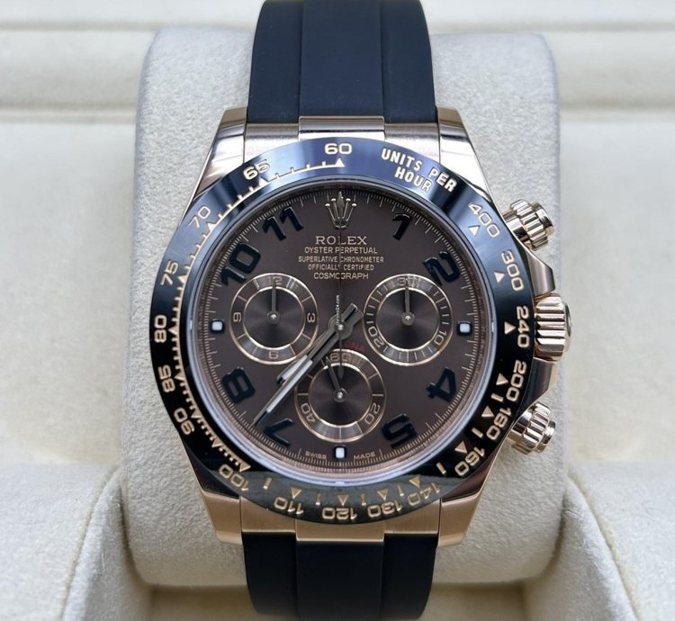 Rolex Daytona 116515ln Chocolate Arabic Oysterflex