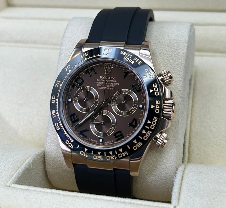 Rolex Daytona 116515ln Chocolate Arabic Oysterflex
