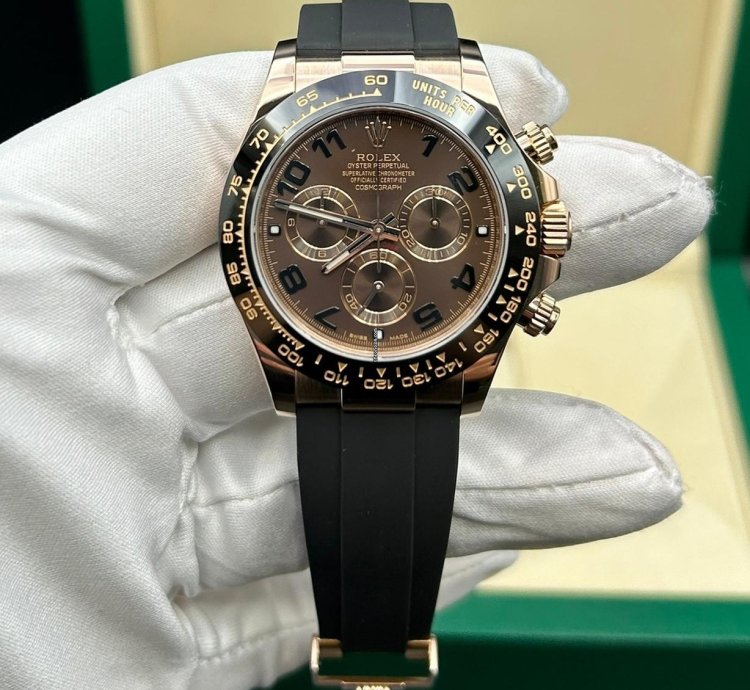 Rolex Daytona 116515ln Chocolate Arabic Oysterflex
