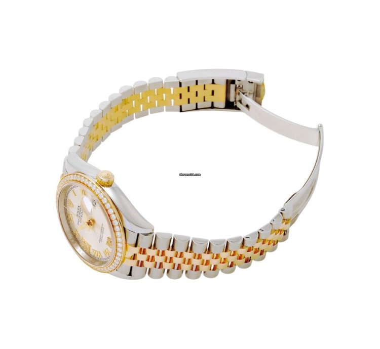 Rolex Datejust 36 126283rbr Automatic Gold Steel Like New Unworn