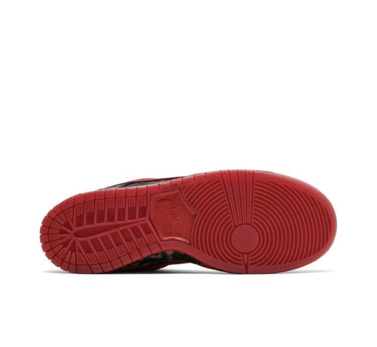 Nike Sb The Wizard Of Oz Dunk Low Poppy Field Fz1291-600