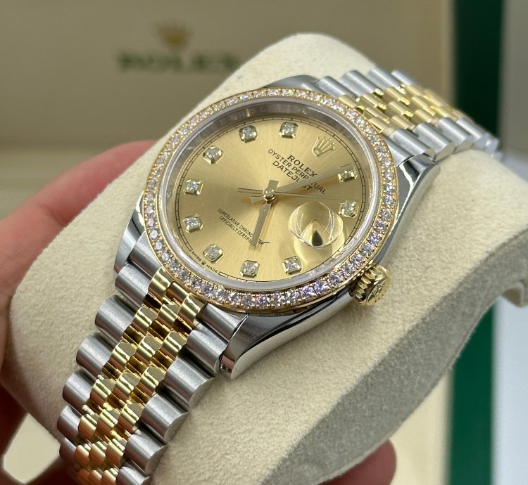 Rolex Datejust 36 126283rbr Champagne Diamond Jubilee