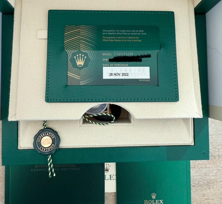 Rolex Daytona 116515ln Full Set