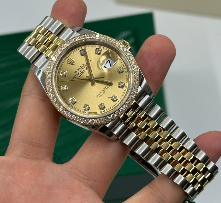Rolex Datejust 36 126283rbr Champagne Diamond Jubilee