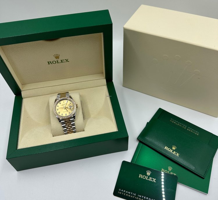 Rolex Datejust 36 126283rbr Champagne Diamond Jubilee