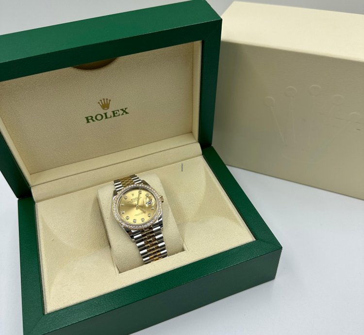 Rolex Datejust 36 126283rbr Champagne Diamond Jubilee