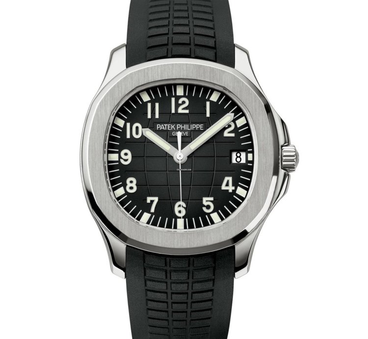 Patek Philippe Aquanaut 40mm Black Dial Rubber Steel Strap Watch 5167 1a-001