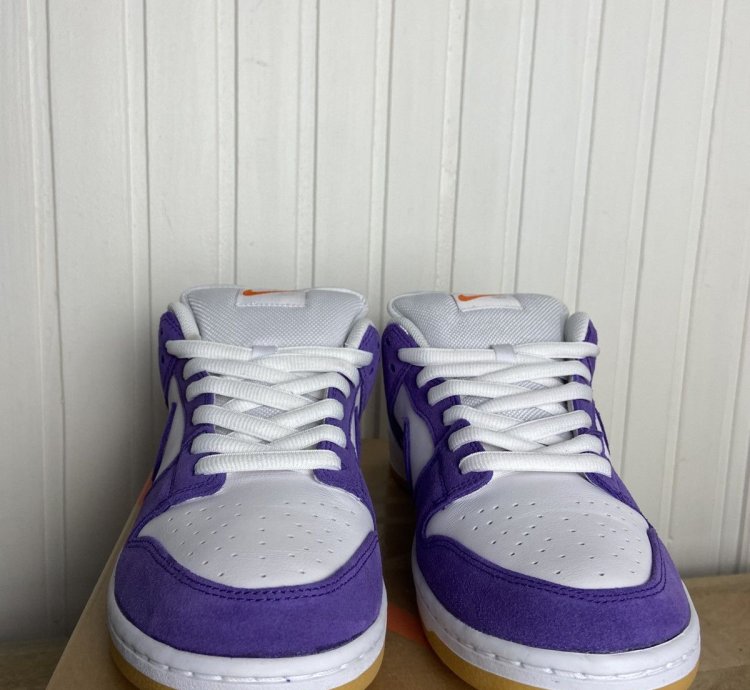 New Nike Sb Dunk Low Pro Orange Label Purple Size 11us