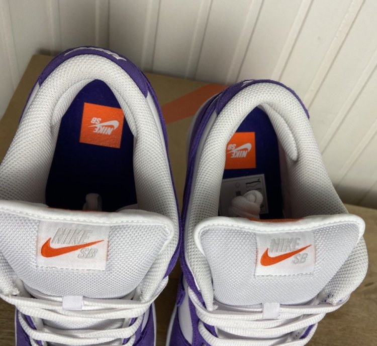 New Nike Sb Dunk Low Pro Orange Label Purple Size 11us