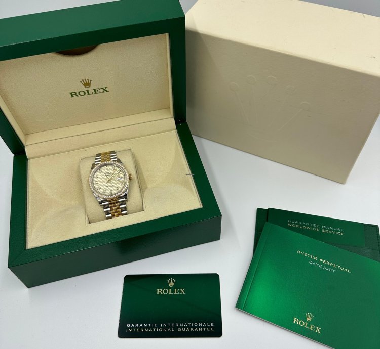 Rolex Datejust 36 126283rbr Champagne Fluted Jubilee