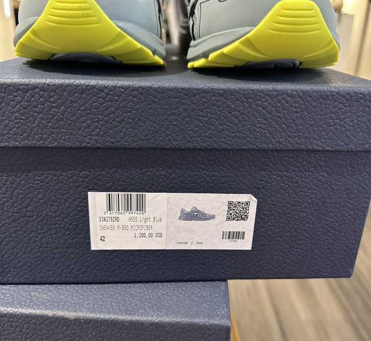Dior B30 Grey Green 42 9 Us