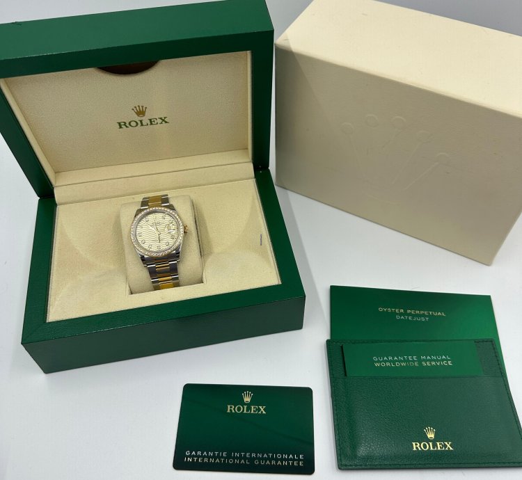 Rolex Datejust 36 126283rbr Champagne Fluted Oyster