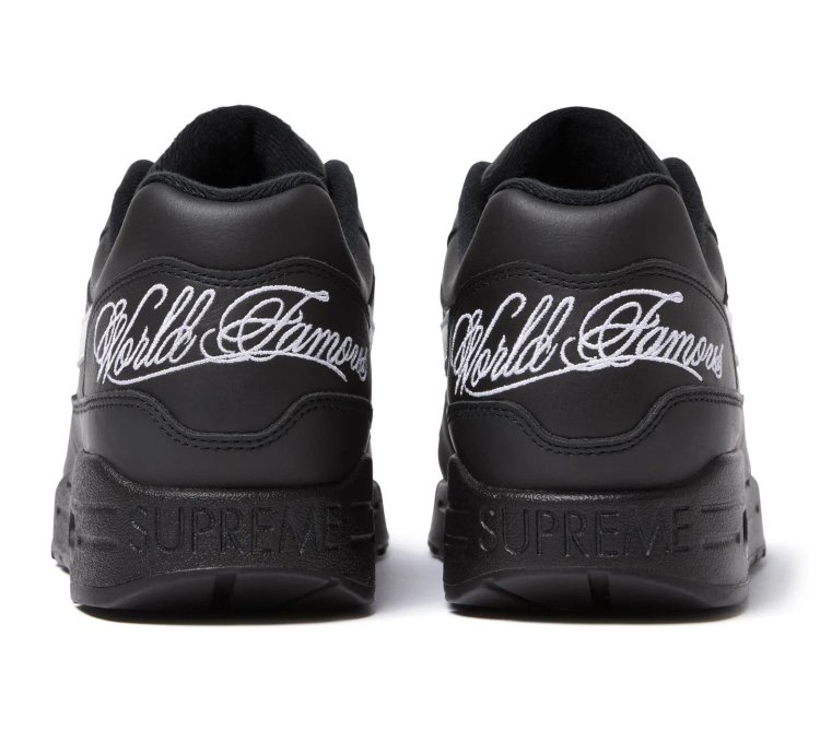 Nike Supreme Air Max 1 87 Sp Black White