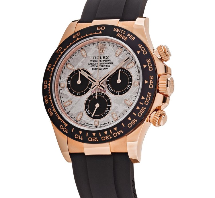Rolex Daytona 116515ln Rose Gold Meteorite Dial