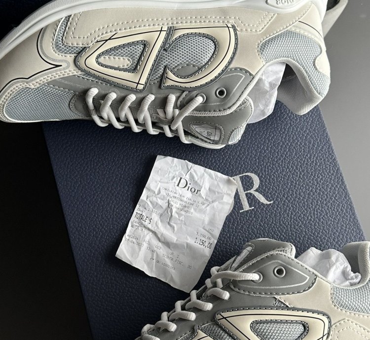 Dior B30 Grey White