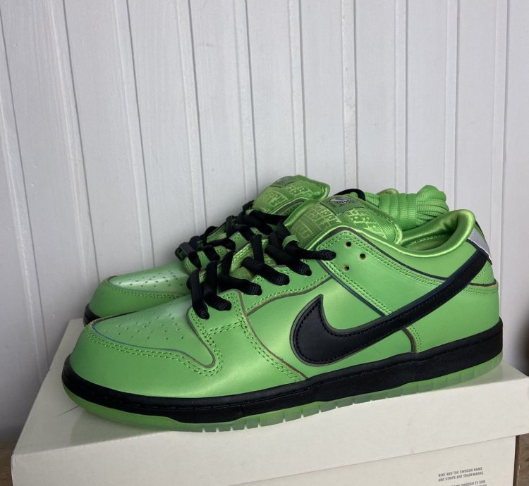 New Nike Sb Dunk Low The Powerpuff Girls Size 12us