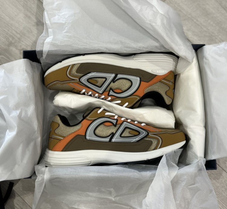 Dior B30 Sneaker Cream Orange