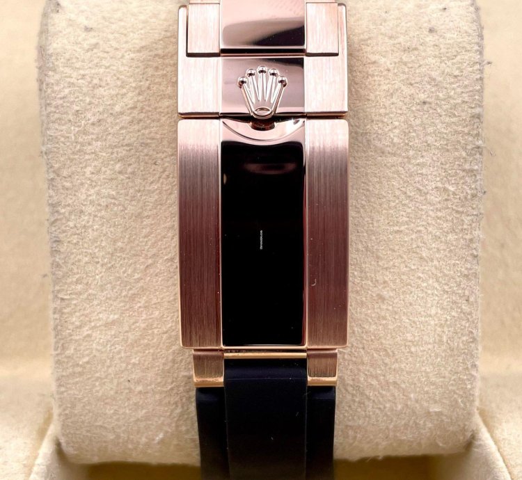 Rolex Daytona 116515ln Rose Gold Oysterflex Meteorite Dial Unworn 2023